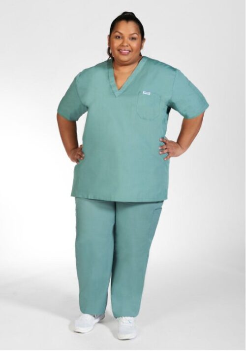 Unisex Drawstring Scrub Set